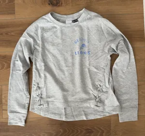 NFL Team Apparel Detroit Lions Crewneck thumbnail 1
