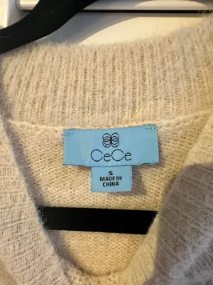 Cream Short Sleeve Sweater thumbnail 5