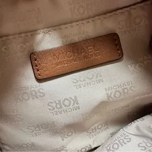Michael Kors Leather Double Handle Zip Top Purse thumbnail 6