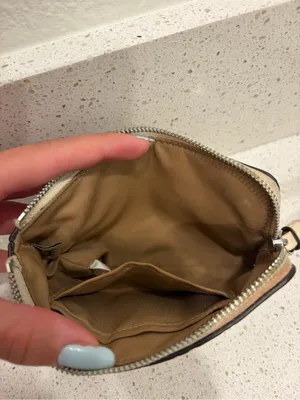 COACH Corner Zip Wristlet With Cherry Print Wallet EUC thumbnail 7