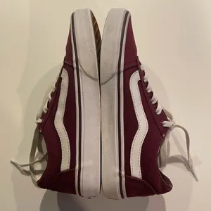 Vans Ward Burgundy Skate Low Top Sneakers Women’s Size 6.5 Lace Up thumbnail 6