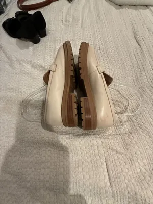 Madewell The Bradley Lugsole Loafer in Leather - Pale Oyster Size 7.5 thumbnail 3