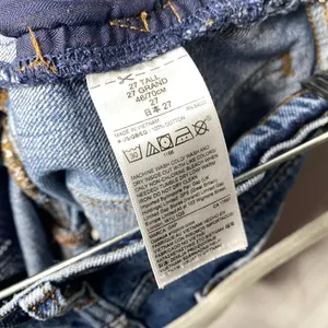 GAP Destroyed Distressed 3 Inch Cutoff Denim Jean Shorts Size 27T Indigo Blue thumbnail 6