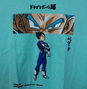 Dragon Ball Z Vegeta Anime Tshirt size XL thumbnail 2