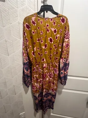 NWT Anthropologie printed floral tunic size L thumbnail 12
