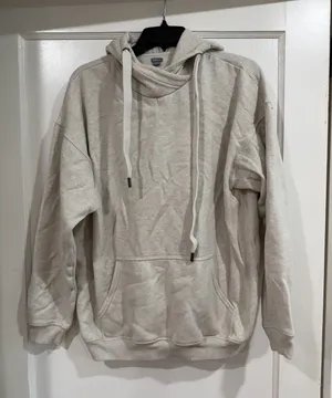 aerie women’s Pullover Hoodie in Light Beige thumbnail 1