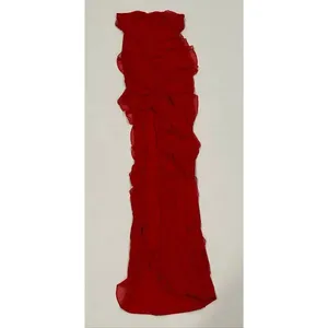 Oh Polly Red Ruffle Maxi Dress Size 2 Strapless Formal Gown thumbnail 3