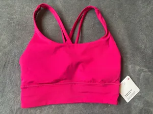 Lululemon Energy Longline Bra *Medium Support, B–D Cups Passionate Size 4 thumbnail 3