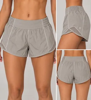 Lululemon Speed Up Shorts Size 0 Gray High Rise Running Athletic thumbnail 2