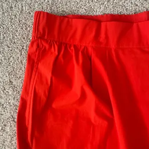 Nike Dri-fit Pants High Waist Loose Wide Leg Ripstop Red Orange Travel Women XL thumbnail 6