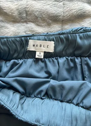 Satin Skort Blue thumbnail 2