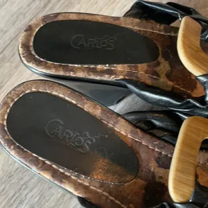 Carlos Santana Wedge Sandals Size 8 thumbnail 4