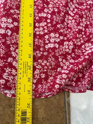 American Eagle Outfitters Red Floral Spaghetti-Strap Mini Dress thumbnail 5