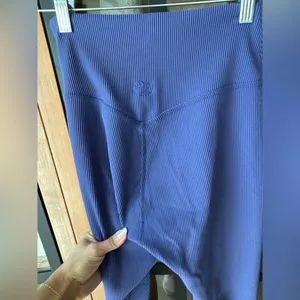 Beyond Yoga Impulse ribbed leggings workout high waisted navy eternal blue thumbnail 7