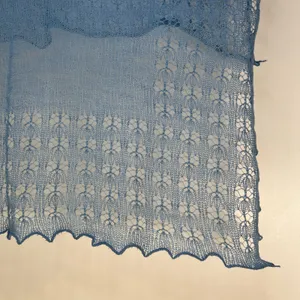 Vintage Glen Appin Wool Square Scarf Blue thumbnail 4