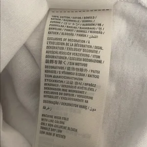 Abercrombie & Fitch 3/4” Sleeve Gray & White jersey tee size small vintage Y2K thumbnail 6