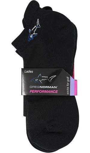 Greg Norman I Women’s I PERFORMANCE GOLF SOCKS I Size (shoe size 5~9) thumbnail 1