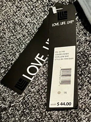 Love this life Womens 1X NWT Sports Bra with padding thumbnail 7