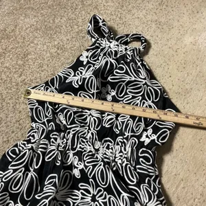 NEW Bohme‎ Cottagecore Floral Embroidered Halter Midi Dress XS JOD1057 thumbnail 7