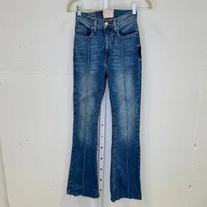 Revice Denim Star Patchwork‎ Flare Jeans Blue High Rise Size 25 Boho Festival thumbnail 3