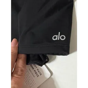 Sold out body wave ALO one piece swimsuit bodysuit xxs black thumbnail 4