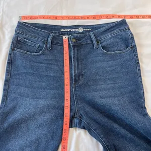 Minimalist Max Studio High Rise Skinny Jeans Size 14 Indigo Stretch Casual thumbnail 8