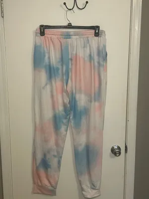 Tie Dye sweatpants Blue Size XL thumbnail 2