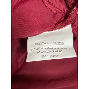 NEW Selfie Leslie After Party Sangria Red Strapless Tube Ruffle Mini Dress Sz S thumbnail 6