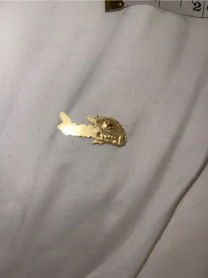 Colorado Script Enamel Pin in Navy and Gold thumbnail 3