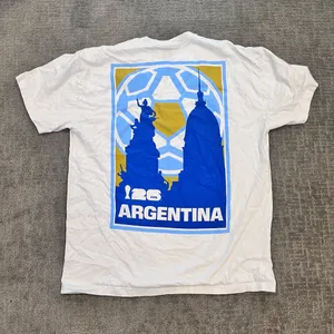 Men Argentina Soccer Shirt White Size L thumbnail 1