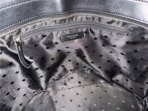 Kate Spade Black Leather Tote Bag thumbnail 11
