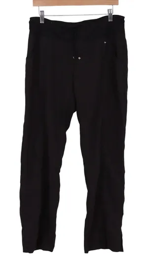 Grey's Anatomy Scrub Pants Womens M Active Black Drawstring Excellent Size M thumbnail 1