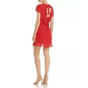 ✨Bardot Open-Back Red Polka Dot Sz 10/L Dress✨ thumbnail 3