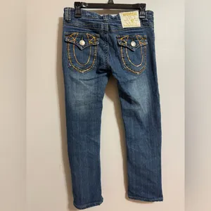 True Religion Blue Straight Jeans‎ size 29 thumbnail 3