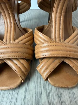 Tory Burch Strappy Leather High Heel Sandals thumbnail 6