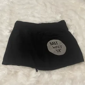 💙💖 True Religion Black Mini Skirt thumbnail 3