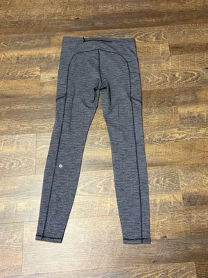 Lululemon Speed Up Tight 28" Full-On Luxtreme Women 8 Legging Heather Black Knit thumbnail 12