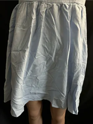 Zesica Strapless Light Blue Ruffle Top Sundress MD thumbnail 8