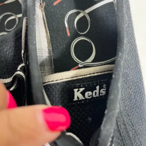 Keds Kickstart Canvas Sneakers Womens Sz 8 Black & Gray‎ Preowned thumbnail 7