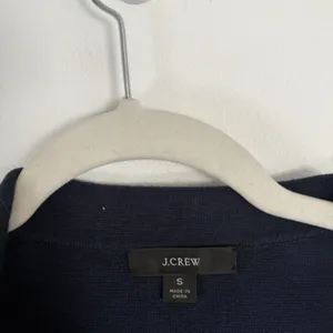 J‎ Crew Camille Shrunken Sweater Blazer Navy Blue Striped Preppy Womens Small thumbnail 5