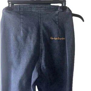 Harley-Davidson Black High Rise Jeans Classic Style Size 8 thumbnail 6
