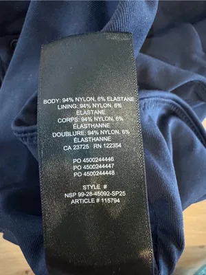 Aritzia Original Contour Esteem Bodysuit navy blue size Small thumbnail 10