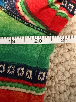 Lauren Ralph Lauren Serape Stripe Zip Hoodie Jacket Southwestern Baja Large Boho thumbnail 6
