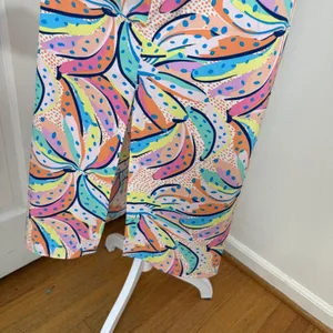 Michelle McDowell Fruit Print‎ Maxi Dress S Resort Cruise Colorful Beach Coastal thumbnail 5