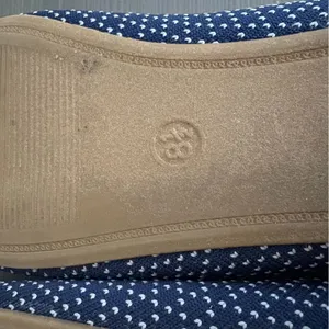 Seychelles knit ballet flats round-toe stretch knit upper‎ navy white dot 8.5 thumbnail 5