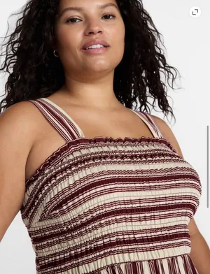 Terra & Sky Striped Tiered Maxi Sundress thumbnail 4