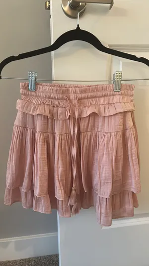 Day + Moon Ruffle Skirt Pink thumbnail 1