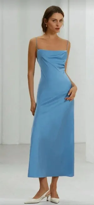 Light Blue Slip Dress Size XS thumbnail 1