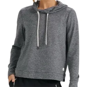Vuori Halo Essential Hoodie DreamKnit Casamigos Relaxed Wicking Heather Gray M thumbnail 1