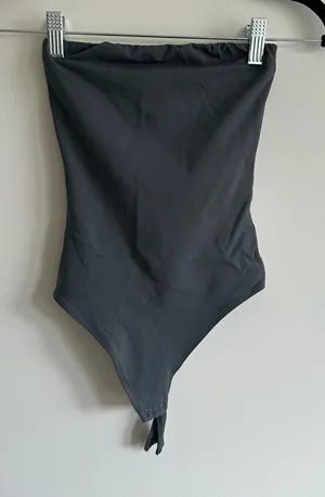 Aritzia Babaton Strapless Grey Bodysuit thumbnail 1